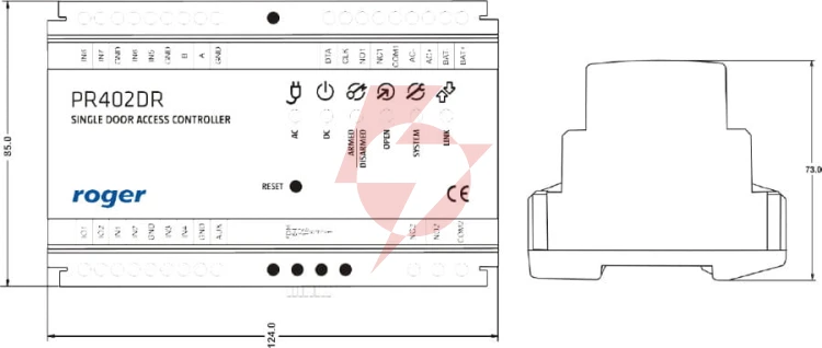 Kontroler dostępu roger pr402dr