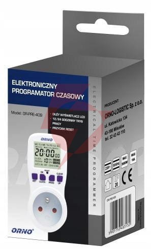 Programator czasowy orno or-pre-409