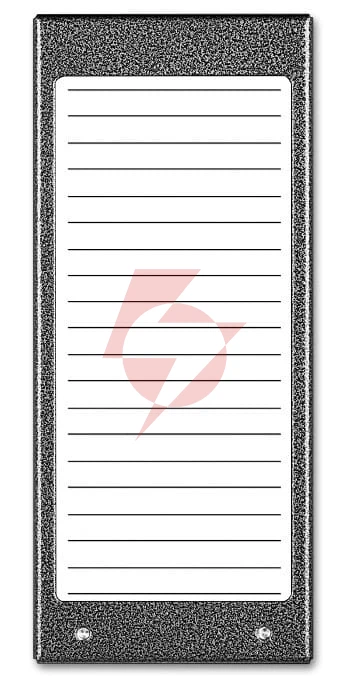 Aco cdn-17n gr podświetlany panel listy lokatorów (ok. 17 wpisów)