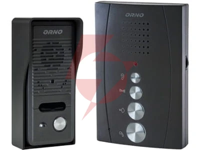 Domofon orno or-dom-re-914/b czarny