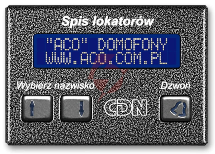 Aco cdn-230e gr elektroniczny spis lokatorów grafit 