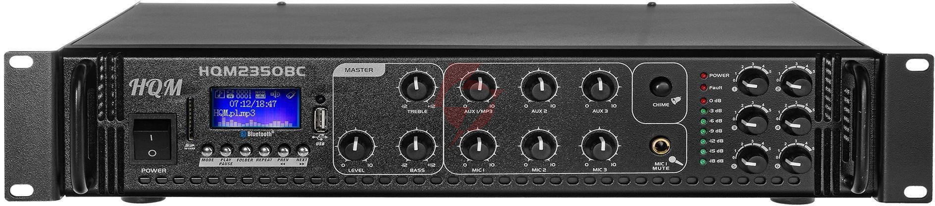 Wzmacniacz hqm2350bc radio fm/mp3/bluetooth 350w