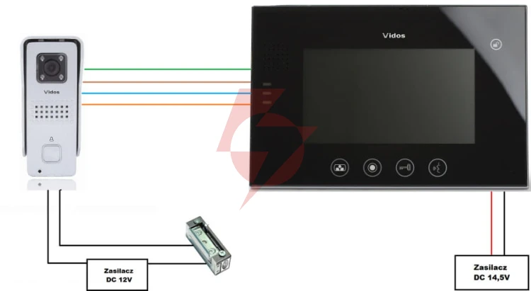 Wideodomofon vidos m670b-s2/s50d