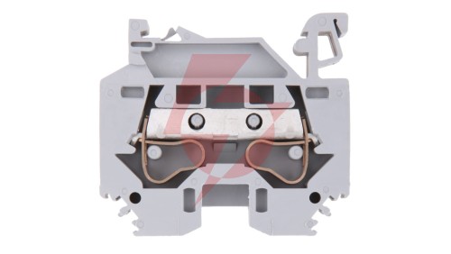 Złączka szynowa 2-przewodowa 10mm2 szara 284-101