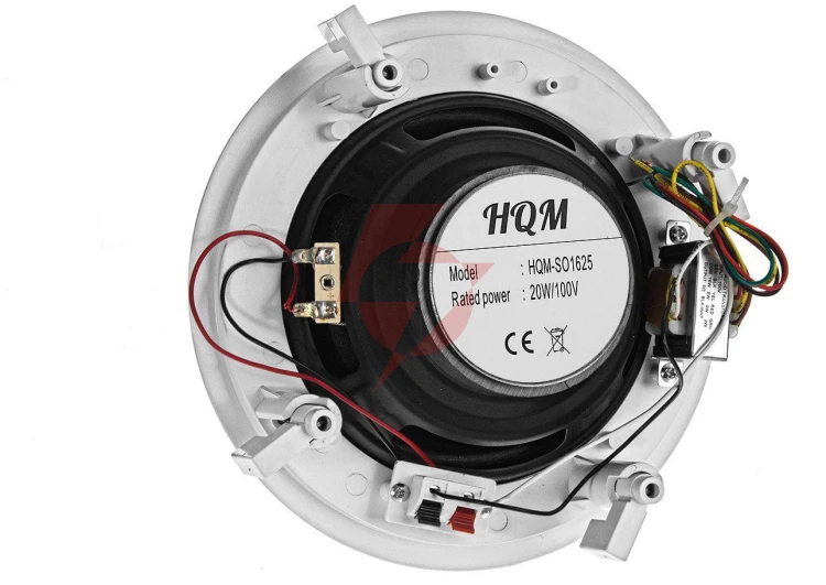 Głośnik sufitowy hqm-so1625 20w 100v biały