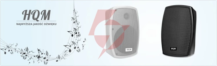 Głośnik sufitowy pa hqm-soz1625 16w 100v biały
