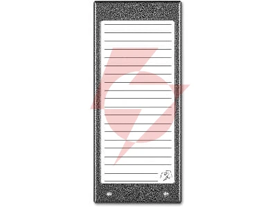 Aco cdn-17nacc gr podświetlany panel listy lokatorów (ok. 17 wpisów)