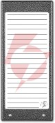 Aco cdn-17nacc gr podświetlany panel listy lokatorów (ok. 17 wpisów)