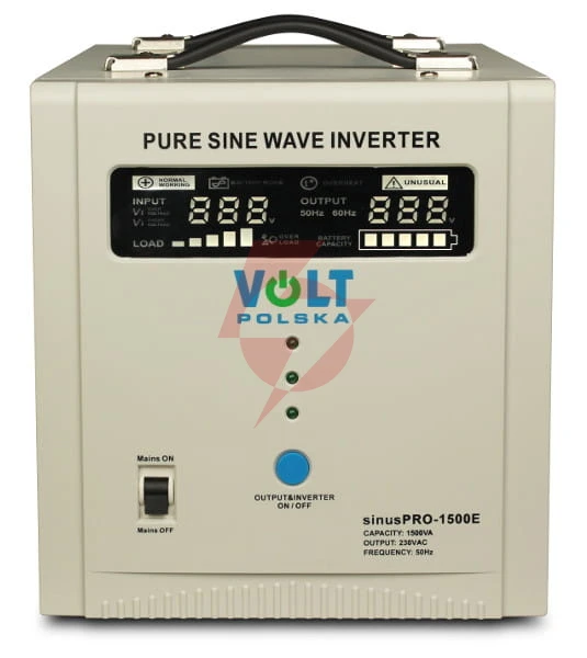 Przetwornica volt polska sinuspro-1500e 12v 1050/1500w