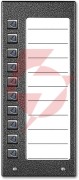 Aco cdn-10np gr podświetlany panel listy lokatorów z 10 przyciskami