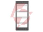 Aco cdn-17n st (w) podświetlany panel listy lokatorów (ok. 17 wpisów)