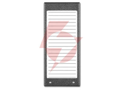 Aco cdn-17n st (w) podświetlany panel listy lokatorów (ok. 17 wpisów)