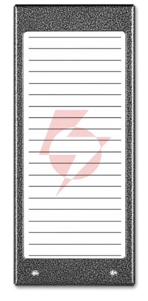 Aco cdn-17n st (w) podświetlany panel listy lokatorów (ok. 17 wpisów)