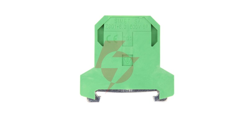 Złączka szynowa ochronna 6mm2 zielono-żółta ZSO 1-6.0 14403319