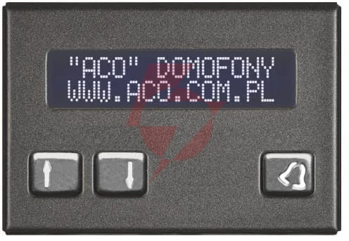 Aco cdn-230e st elektroniczny spis lokatorów stal
