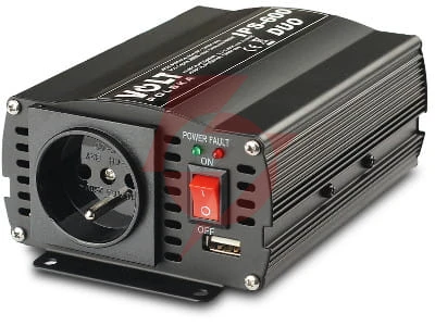 Przetwornica volt polska ips-600 duo 12v 24v/230v 300/600w