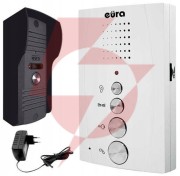 Domofon eura adp-11a3 ''invito'' b/słuchawkowy biały