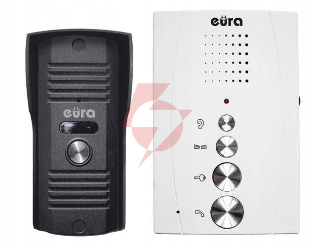 Domofon eura adp-11a3 ''invito'' b/słuchawkowy biały