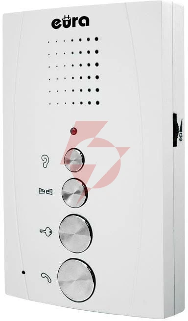 Domofon eura adp-11a3 ''invito'' b/słuchawkowy biały
