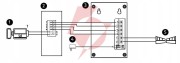 Domofon eura adp-11a3 ''invito'' b/słuchawkowy biały