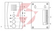 Domofon eura adp-11a3 ''invito'' b/słuchawkowy biały