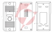 Domofon eura adp-11a3 ''invito'' b/słuchawkowy biały