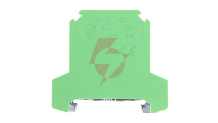 Złączka szynowa ochronna 10mm2 zielono-żółta ZSO 1-10.0 14503319
