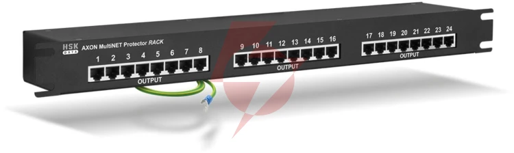 Ogranicznik przepięć axon-multinet-24 ethernet rack