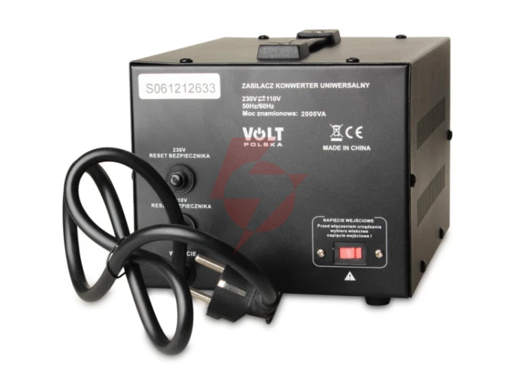 Transformator volt polska 230v/110v 2000va