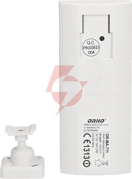 Alarm z wbudowaną syreną orno or-ma-711
