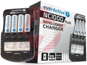Ładowarka procesorowa do akumulatorków aa / aaa everactive nc-1000 plus 