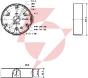 Uchwyt dahua pfa136