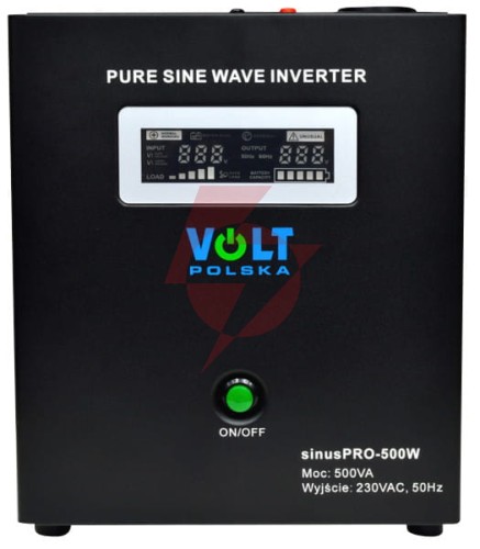 Przetwornica volt polska sinuspro-500w 12v 300/500w
