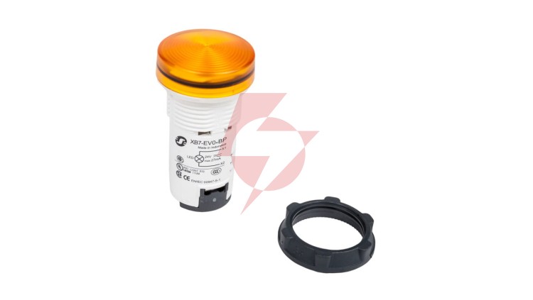 Lampka sygnalizacyjna 22mm żółta 24V AC/DC LED XB7EV08BP