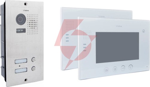 Wideodomofon vidos 2 x m670w/s602