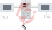 Wideodomofon vidos 2 x m670w/s602