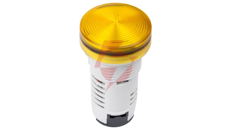 Lampka sygnalizacyjna 22mm żółta 24V AC/DC LED XB7EV05BP