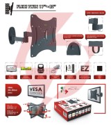 Uchwyt tv flexi twin 17-42