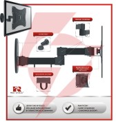 Uchwyt tv flexi twin 17-42