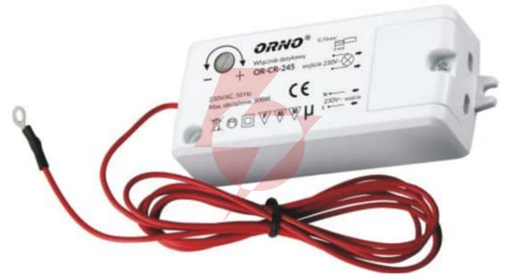 Włącznik-wyłącznik dotykowy orno or-cr-245 indukcja do led
