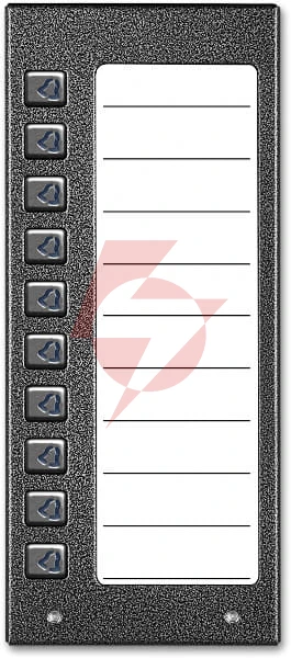 Aco cdn-10np st podświetlany panel listy lokatorów z 10 przyciskami