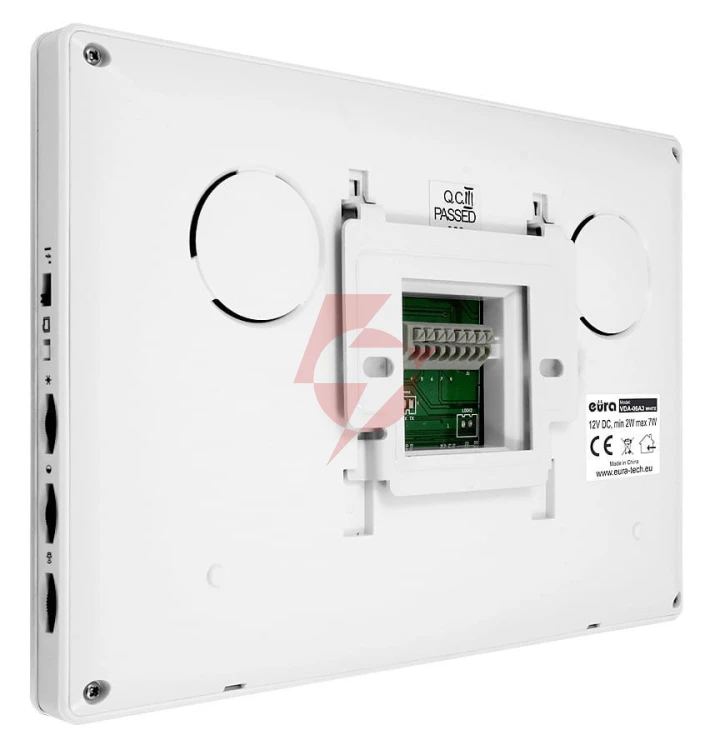 Monitor ''eura'' vda-06a3 biały kolor 7'' pamięć wewnętrzna otwieranie 2 wyjść