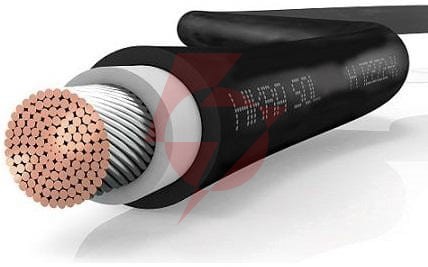 Przewód kabel solarny 4mm2 his, hikra (h1z2z2-k) czarny 1m
