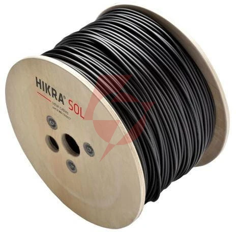 Przewód kabel solarny 4mm2 his, hikra (h1z2z2-k) czarny 1m