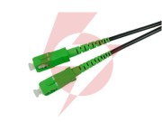 Patchcord światłowodowy sm 100m simplex 9/125 sc/apc-sc/apc zewn