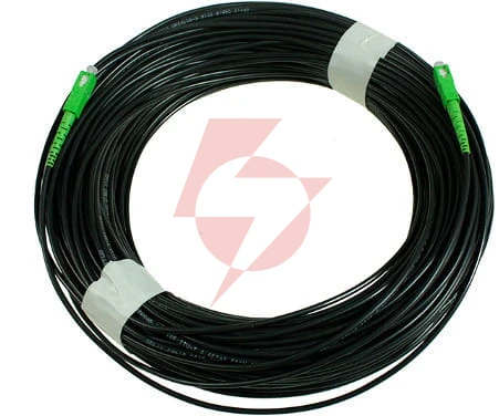 Patchcord światłowodowy sm 100m simplex 9/125 sc/apc-sc/apc zewn