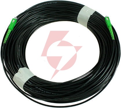 Patchcord światłowodowy sm 120m simplex 9/125 sc/apc-sc/apc zewn