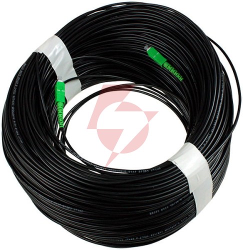 Patchcord światłowodowy sm 140m simplex 9/125 sc/apc-sc/apc zewn