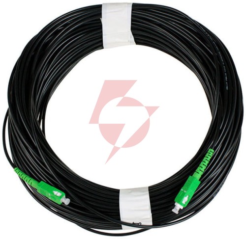 Patchcord światłowodowy sm 30m simplex 9/125 sc/apc-sc/apc