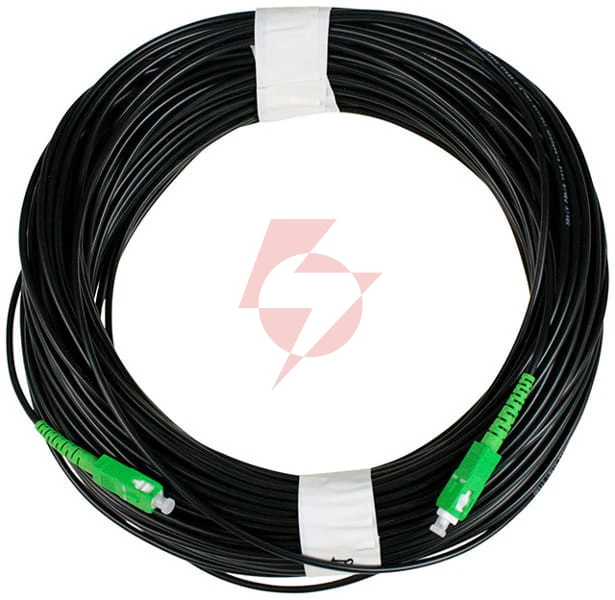 Patchcord światłowodowy sm 60m simplex 9/125 sc/apc-sc/apc zewn